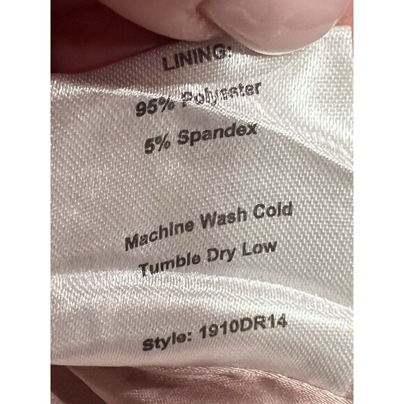 NWT Choosy Copper Rose Organza Dress - NWT Pink Shimmer - Size XS - Picture 7 of 8